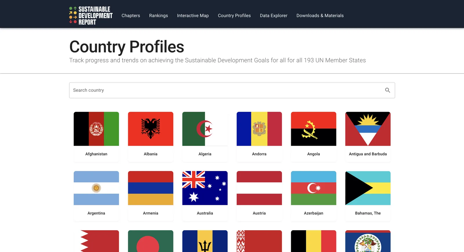 Analyze Country Profiles