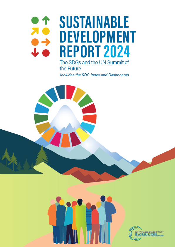 Cover of the Sustainable Development Report 2024