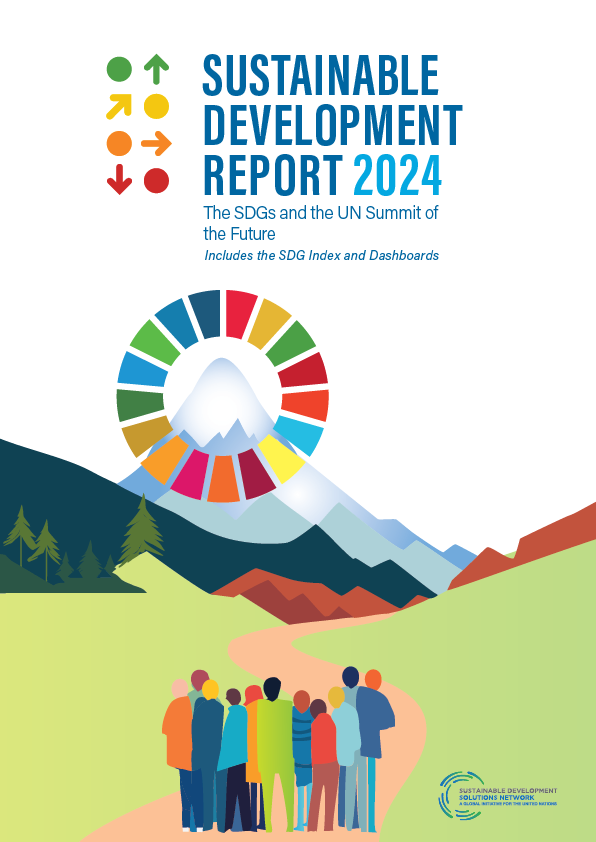 Cover of the Sustainable Development Report 2023